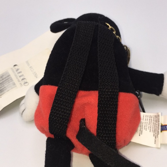 Disney Mickey Mouse Plush Keychain with Zippered Pouch - Picture 12 of 12